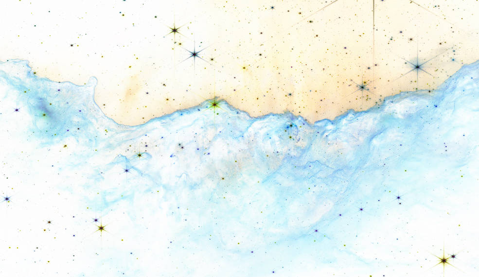 Carina Nebula inverted